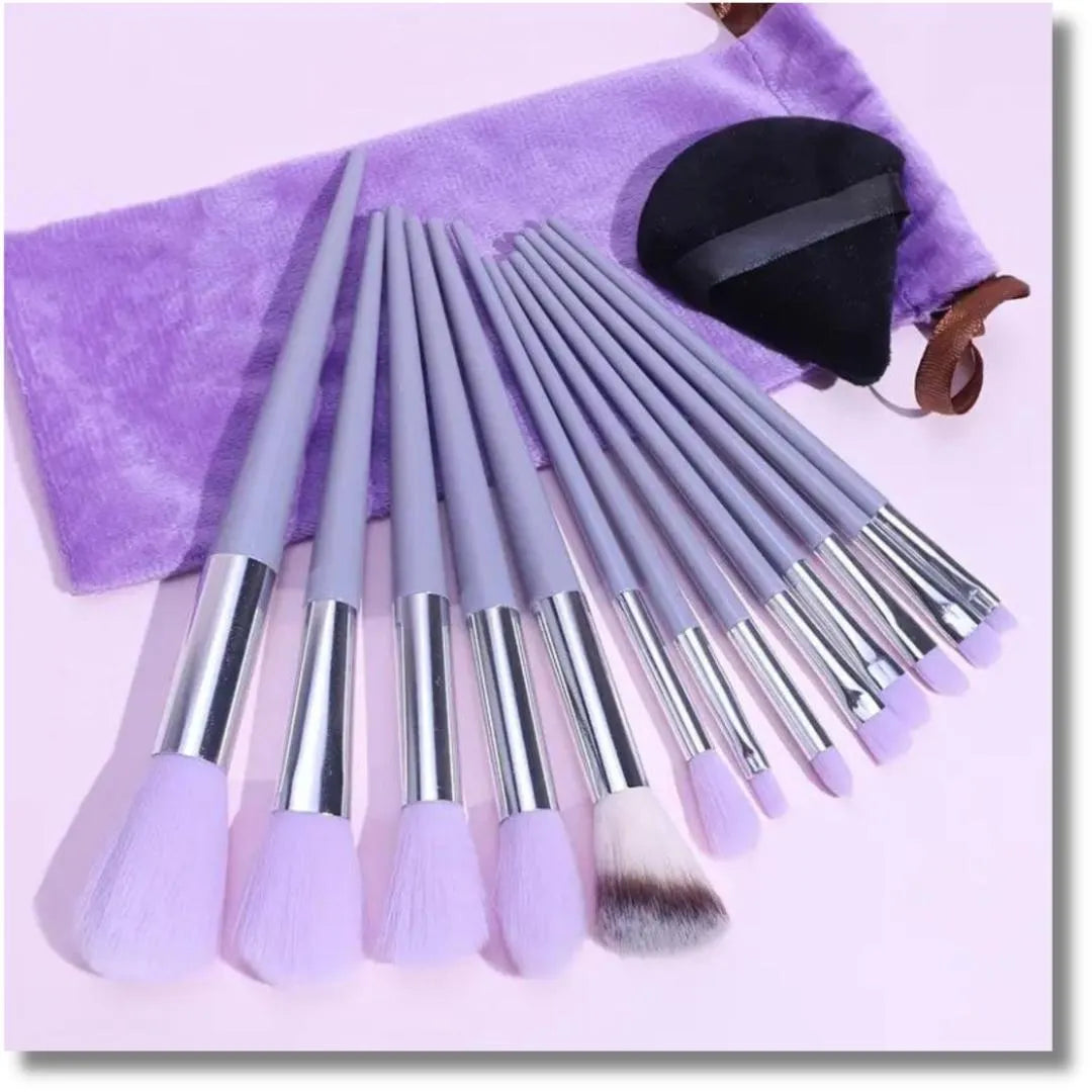 13 Pcs Synthetic Makeup Brushes Set Reusable Soft Blending