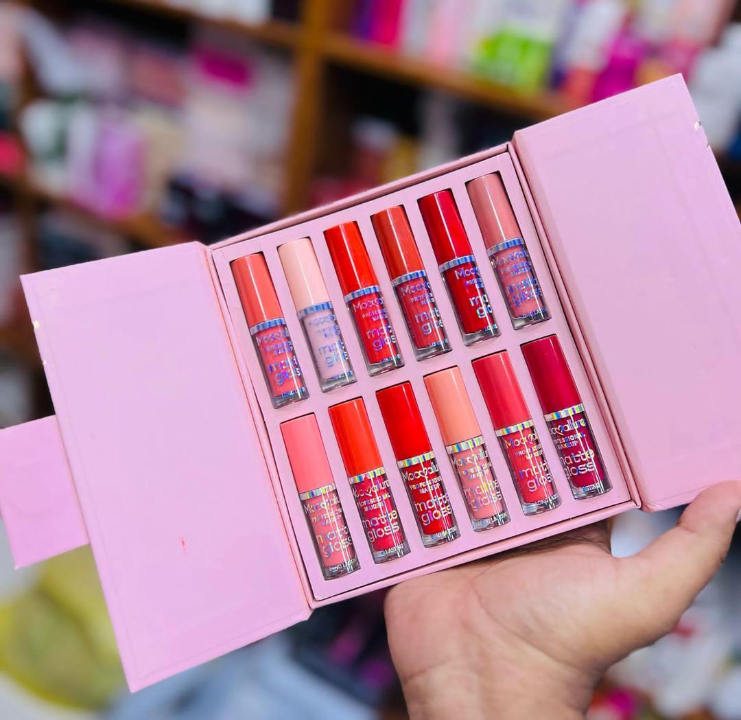 Mocallure 12 Color Matte Gloss Lipstick Set