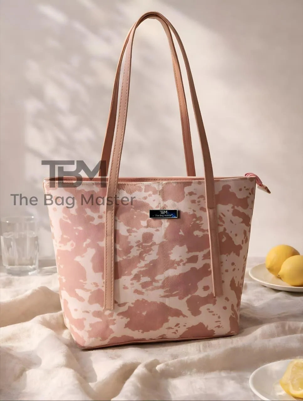 Girl's Rexine Plain Tote Bag